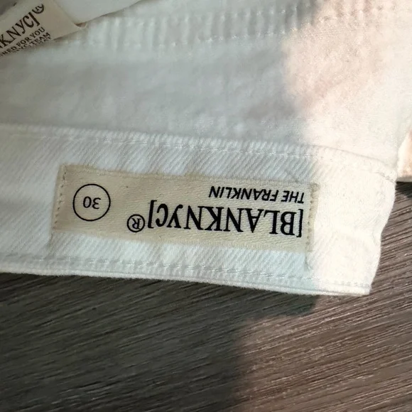 Blank NYC Cream Denim Jeans - Picture 2 of 3